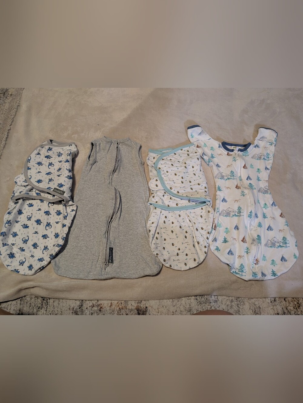 SwaddleMe Baby Sleep Sack Size 0-3 Months Lot Of 4 Infant Swaddle Sleepers